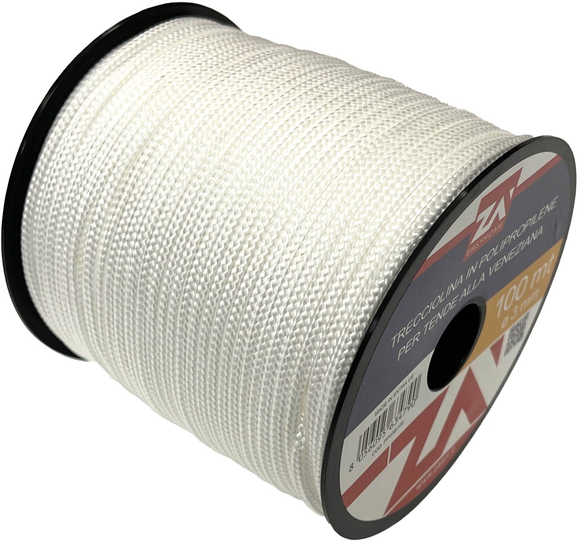 Tecnomat TRECCIA POLIPROPILENE Ø 3 mm 100 m BIANCA PER VENEZIANE