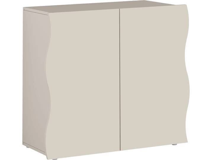 Sideboard HOME AFFAIRE Onda , beige (kaschmir), B:90cm H:81cm T:40cm, Holzwerkstoff, Sideboards, Sideboard