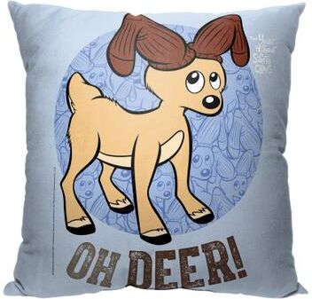 Wb Year Without A Santa Clausoh Deer 18X18 Printed Throw Pillow by The Northwest in O