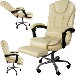 Malatec Krzesło biurowe 23287 Beżowe, Gaming Stuhl, Beige