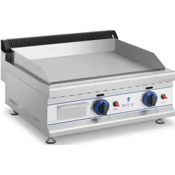 Royal Catering, Gasgrill, Grill Gasgrill Gasbräter Griddleplatte Grillplatte Griddle Bratplatte Bräter Gas (3 kW)