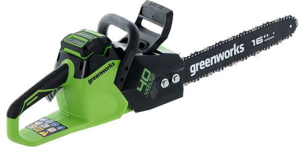 Greenworks GD40CS18 - Elettrosega a batteria 40V 4Ah - Lama da 40cm