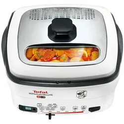 Tefal Versalio Deluxe 9 in 1, Fritteuse, Schwarz, Weiss