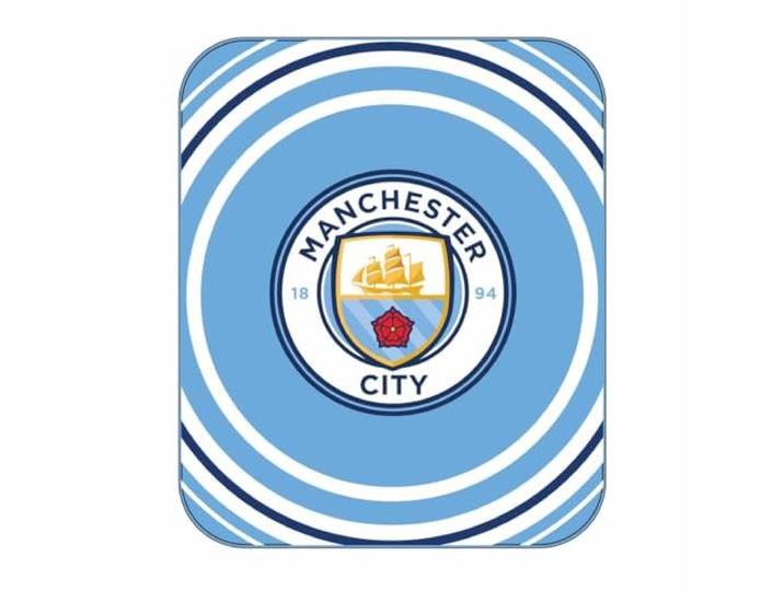 Man City Pulse Fleece Deken, Blauw