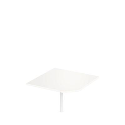 Schäfer Shop Select Winkelplatte PLANOVA BASIC, B 1000 x T 1000 mm, weiß/weiß