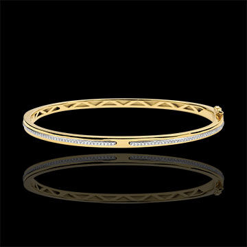 Edenly Armreif Versprechen - Gelbgold und Diamanten - 18 Karat