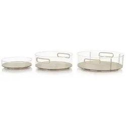 COOK ́S ESSENTIALS Drehteller Lazy Susan ⌀ 20, 25 & 30 cm 3tlg.