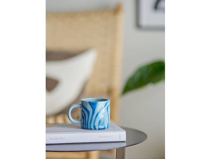 Tasses lot de 6 Ø 8cm Bleu/Bleu