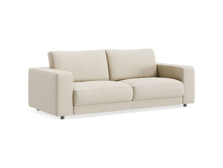 Gemütliches Sofa Ava Stoff pearl B 230 T 107 cm - Material: Bezug: 100% Polyester - Möbel Konfigurator: Traummöbel individuell zusammenstellen
