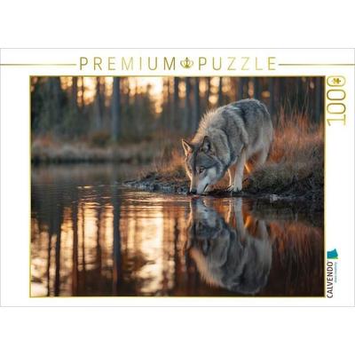 CALVENDO Puzzle Augen, die die Geheimnisse der Wildnis kennen | 1000 Teile Lege-Größe 64x48cm Foto-Puzzle für glückliche Stunden, Game von , Calvendo