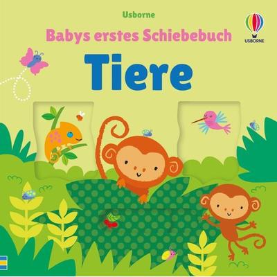 Babys erstes Schiebebuch: Tiere, Gebundene Ausgabe von , Usborne, 978-1-03-570270-1