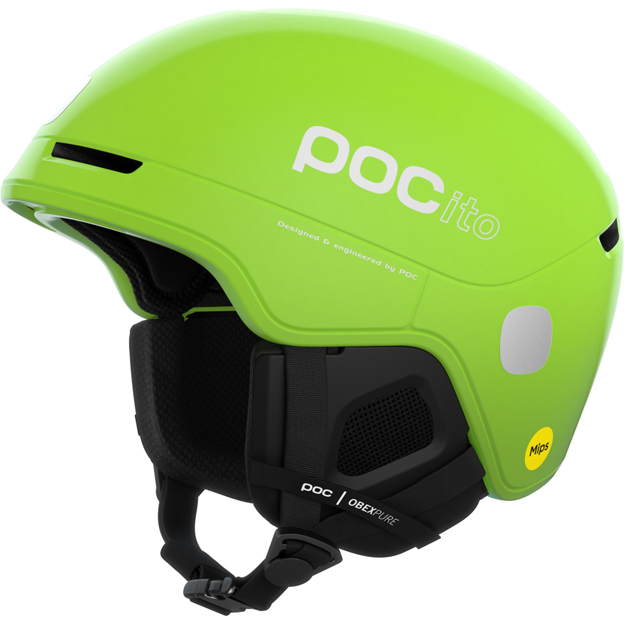 POC POCito Obex Mips Skihelm Kinder Skihelme gelb Größe 48-52CM Trekking