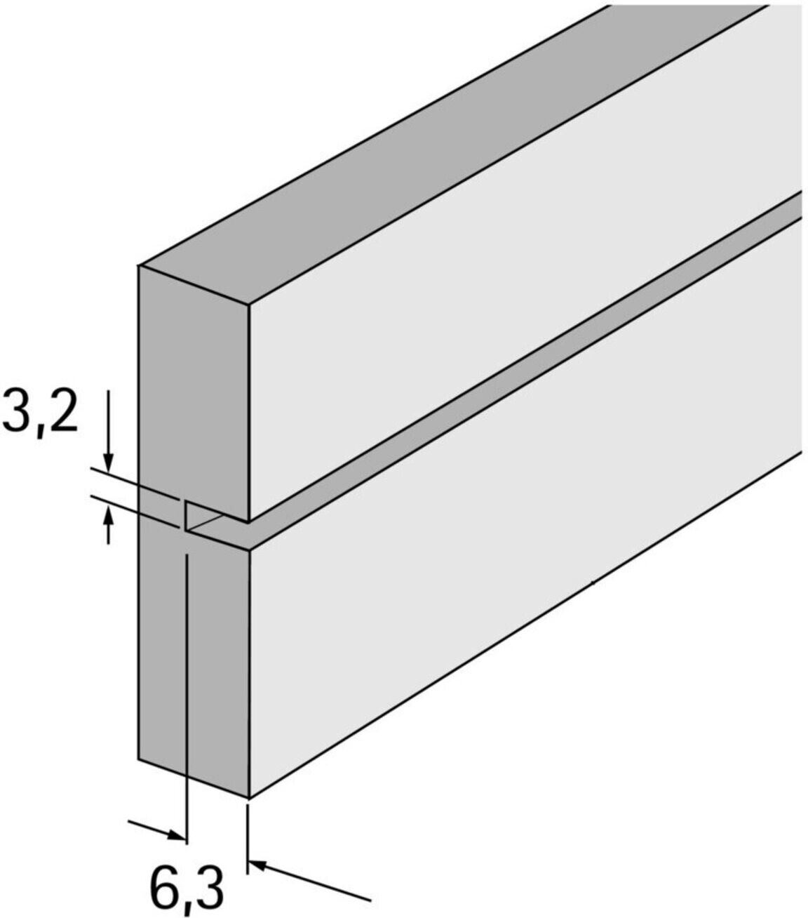Hettich MB-Frontblendenhalter Korrekt 73481 für Frontblenden schwarz (073481)