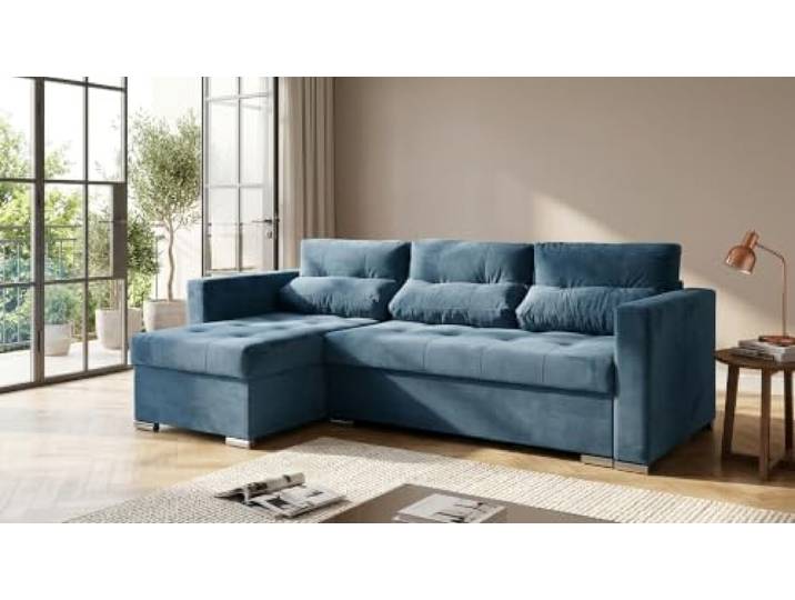 Family Meble Ecksofa Varius Royal Aura mit Schlaffunktion und 2 Bettkästen, Ecke rechts – Variante Royal Aura 17