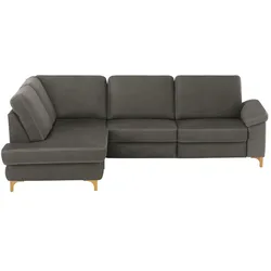 Max Schelling Ecksofa  Maximum Plus , grau , Maße (cm): B: 257 H: 89 T: 200.0