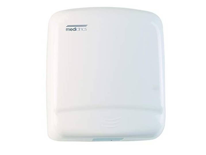 ALL CARE 12170 Mediclinics M99A (Optima) - Automatische hetelucht-handdroger - wandmontage - Droogt in 38 seconden - staal - wit gepoedercoat