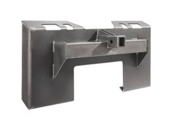 VEVOR Plaque de fixation pour chargeuse compacte, 6,4 mm, plaque de montage pour direction compacte, récepteur d'attelage de 58 mm, fixation rapide pour chargeuse tracteur Deere Kubota Bobcat Mahindra