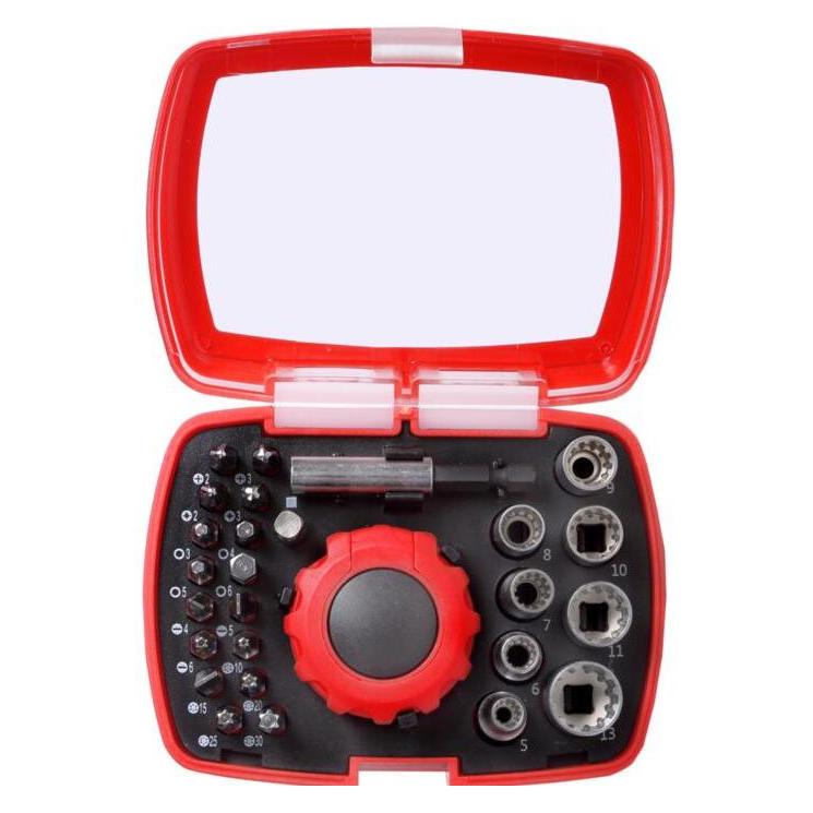 Proline A set of tips and sockets with sin. and handle., 27pcs (10702)