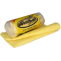 Fensterleder Sämisch Absorb-All 43x68 cm ultra absorbierendes Sämischledertuch mit langer Lebensdauer