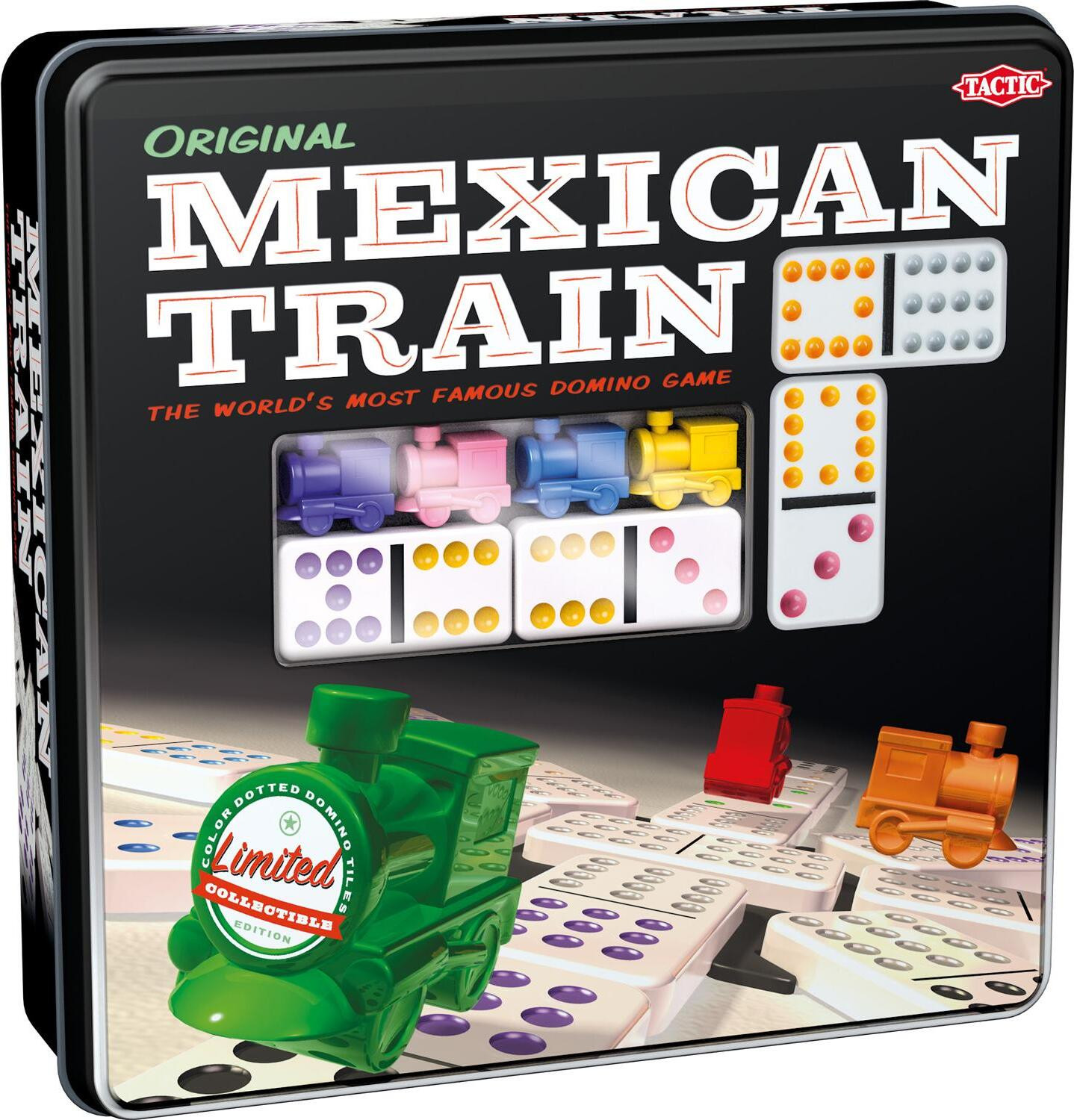 Tactic Mexican Train bordspel voor kinderen en volwassenen vanaf 7 jaar