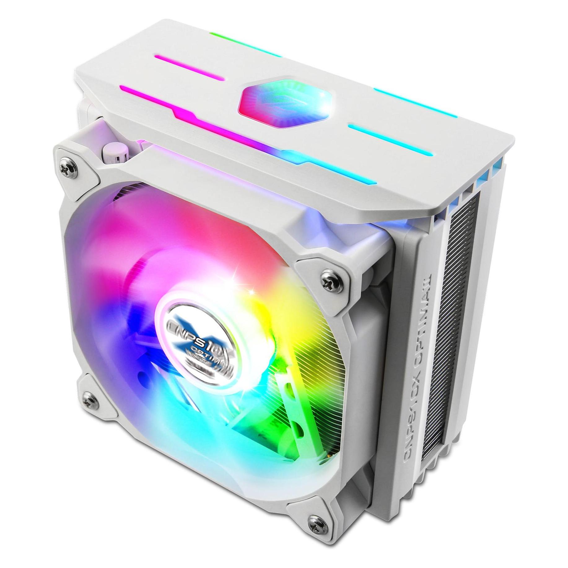Zalman CNPS10X OPTIMA II RGB CPU-Kühler (158 mm) (CNPS10X OPTIMA WHITE RGB)