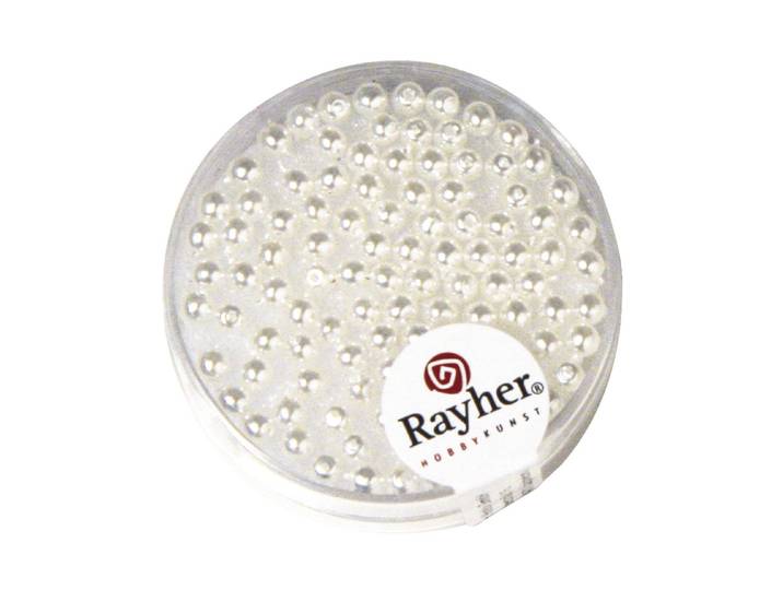 Rayher Renaissance Glaswachsperlen ⌀ 3 mm 95 Stück