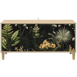 vidaXL, TV Möbel, TV-Schrank RHENEN 102 x 33 x 50 cm Sonoma Holzwerkstoff (102 x 33 x 50 cm)