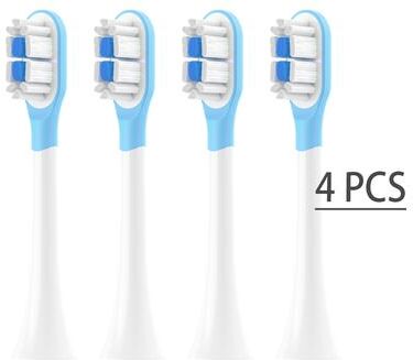 Inspire Daily Merch Soft Bristle Replacement Toothbrush Heads For Electric Toothbrush With Caps white 2