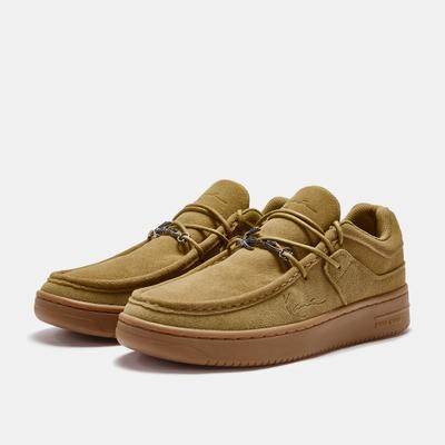 Sneaker KARL KANI "89 MOC TOE", Herren, Gr. 44, atmungsaktiv, beige, Leder, Schuhe Sneaker