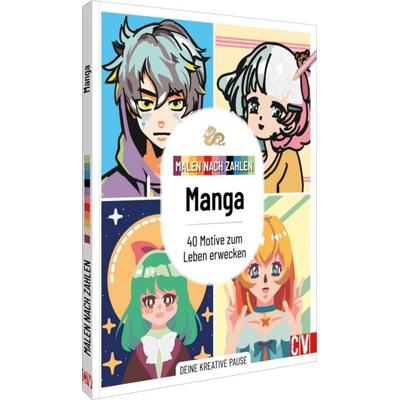 Malen nach Zahlen: Manga, Taschenbuch von , Christophorus, 978-3-86230-498-1