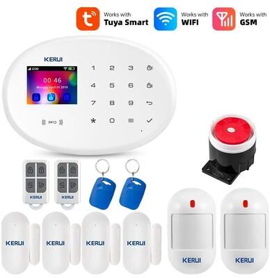 Uplift Essentials Dual Network Color Display Security Hub 1.7 Inch WiFi & GSM Alarm System kit3