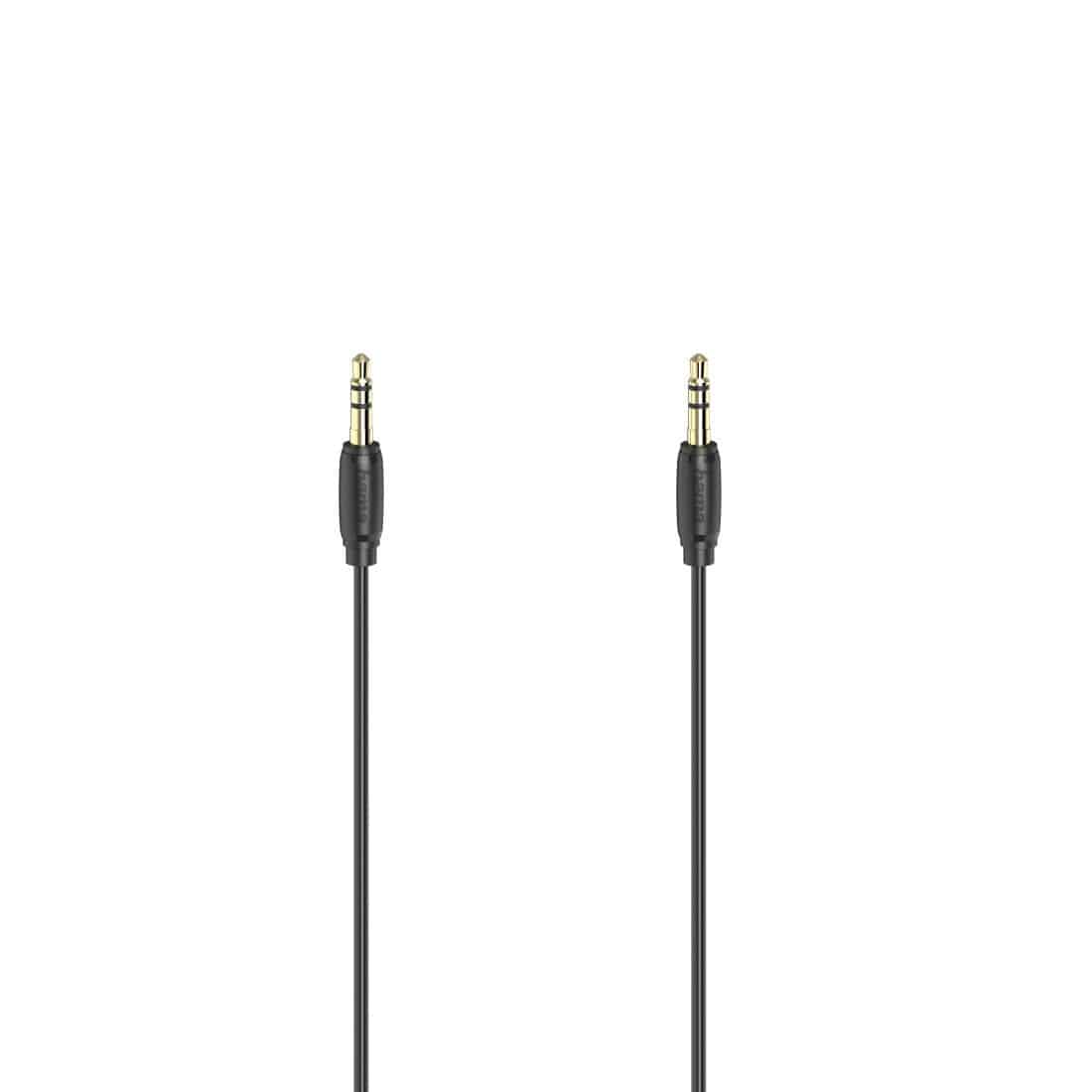 Hama Stecker 3,5 mm Klinke auf 3,5 mm Klinke 3 m 205263 Audio-Kabel (Schwarz) 00205263