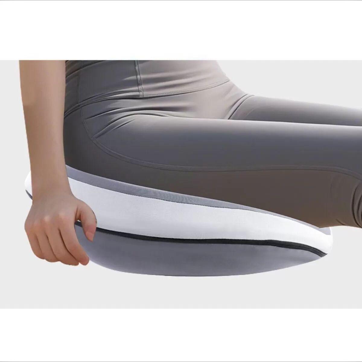 INF Memory Foam Sitzkissen zur Linderung von Steißbein- und Kreuzbeinschmerzen - Ergonomisches orthopädisches Design Rosa