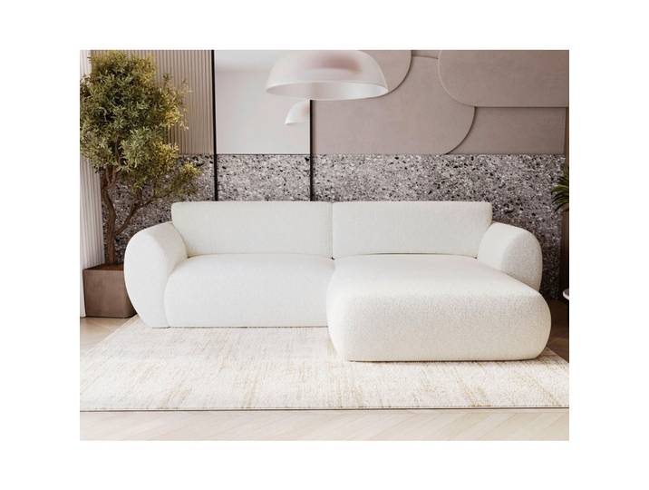 Livetastic Ecksofa Solis, Creme, Kunststoff, 3-Sitzer, L-Form, 288x170 cm, Wohnzimmer, Sofas & Couches, Wohnlandschaften, Ecksofas