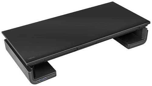 LogiLink BP0141 Monitor-Erhöhung Höhen-Bereich: 8cm (max) Schwarz