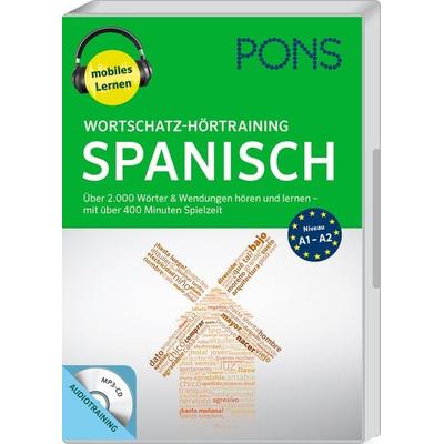 PONS Wortschatz-Hörtraining Spanisch - , 9783125628229