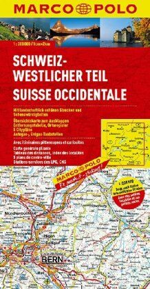 MARCO POLO Karte Schweiz, Westlicher Teil 1:200.000 - Preis vom 11.10.2026 15:43:13 h