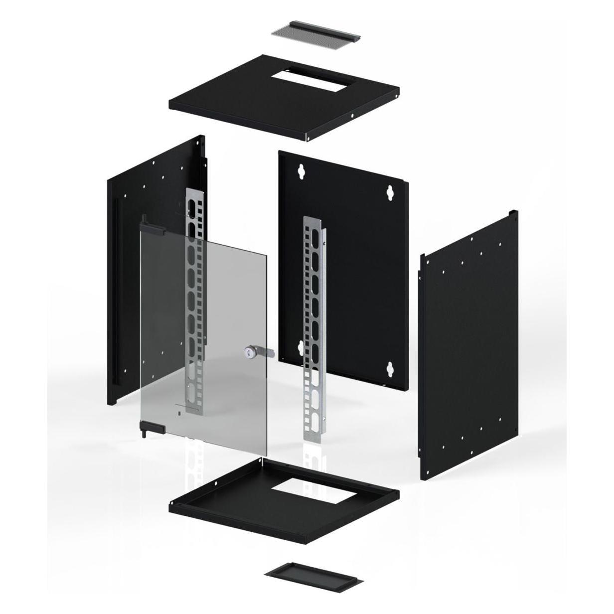 EFB Elektronik GmbH 48,30cm (19") Montageschiene 09HE für Wandgehäuse BASIC, Set 2 Stück (WGB-PRO09)