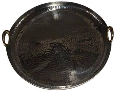 Jiallo Hamilton Round Tray - Stainless Steel