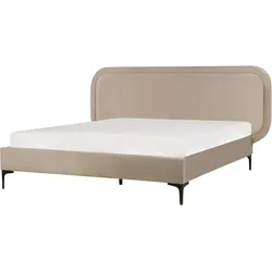 POLSTERBETT mit Lattenrost 140x200 cm Beige Suzette