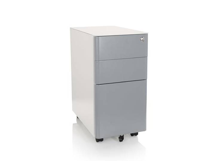 hjh OFFICE Ladeblok COLOR I Staal wit/grijs