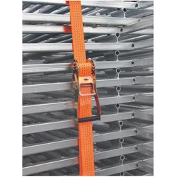 Kerbl, Spanngurt + Ladungssicherung, 37160 Ratschenzurrgurt 2-teilig, 50 mm / 15 m, Zugkraft 4000 kg