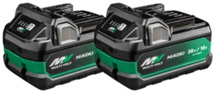 HiKOKI 2 Batteries 36V 2,5 Ah / 18V 5,0 Ah MULTI VOLT BSL36A18X (380205)