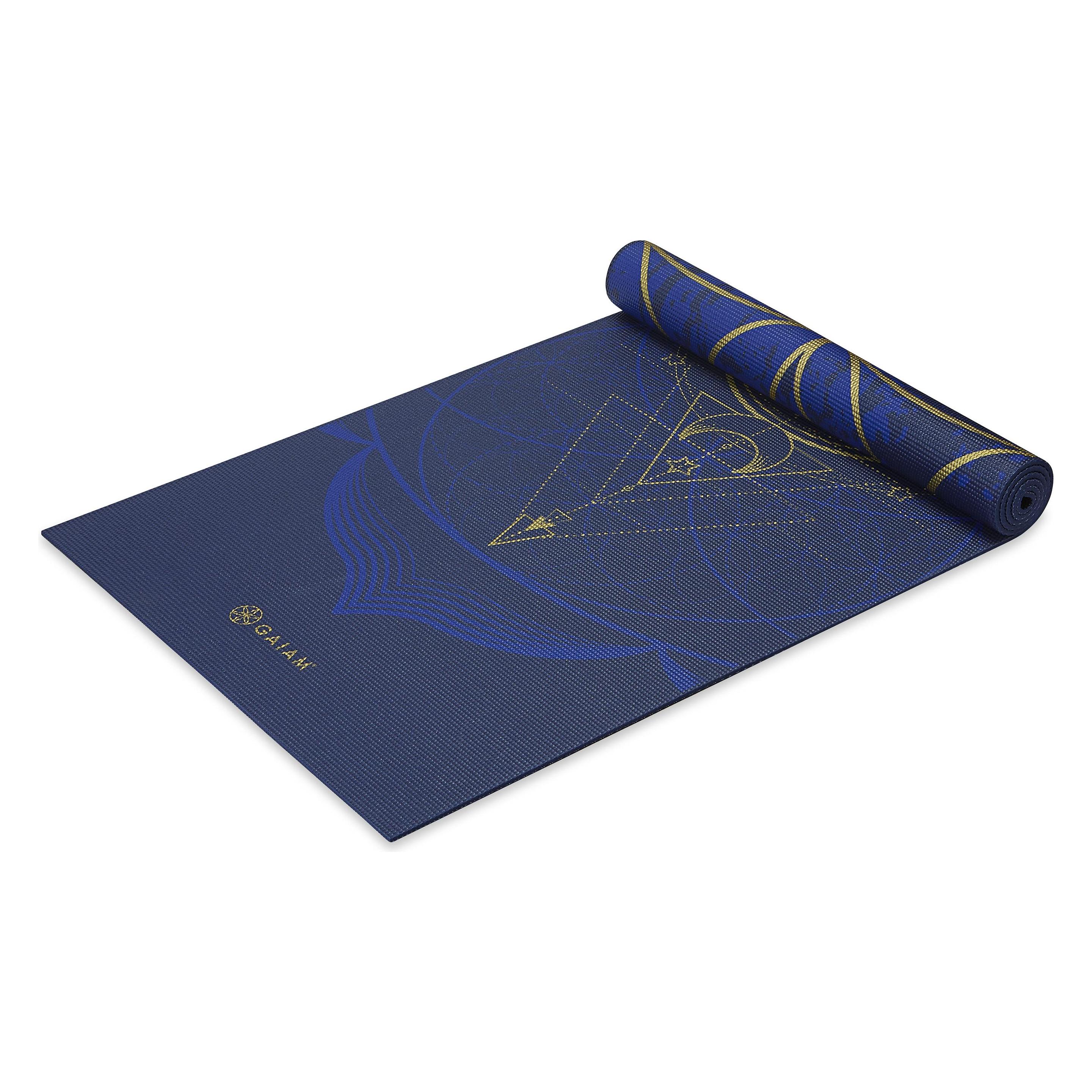 Gaiam 6 mm Premium Metallic Yoga Mat (6 mm) (29353)