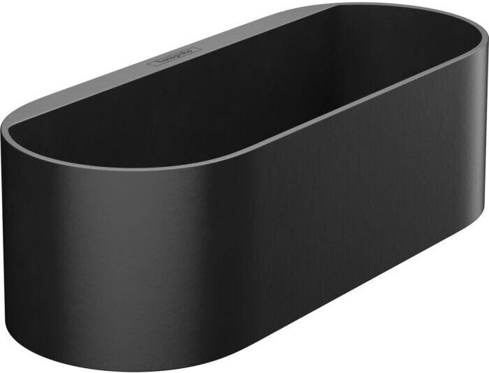 Hansgrohe WallStoris Ablagekorb 27912670 250x71mm, tief, aus Kunststoff, Mattschwarz