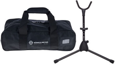K&M 14300 Sax Stand Set Schwarz