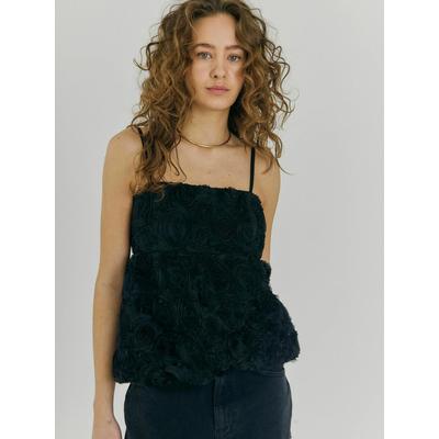 Funktionstop NORR "NORR Top Rose", Damen, Gr. 36, schwarz, Obermaterial: 100% Polyester, Tops