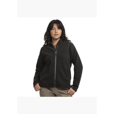 Fleecejacke SCHÖFFEL "CIRC Fleece Jk Style Purga WMS", Damen, Gr. 40, schwarz, Fleece, Obermaterial: 100% Polyester, unifarben, Basic hüftbedeckend, Jacken Fleecejacke, mit Reißverschluss, schnell trocknend, lockere Passform