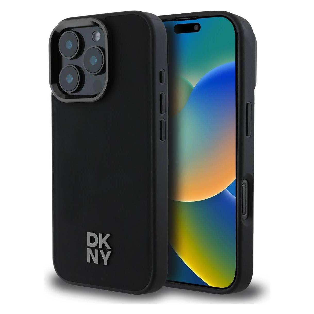 DKNY Stack Logo Case (Apple iPhone 16 Pro) (DKHMP16LPSMCSLK)