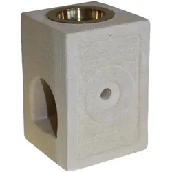 Stone Oil Burner - Square Moorish